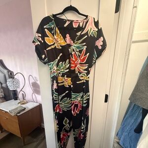 Zara Multi- Colored Floral Jumpsuit